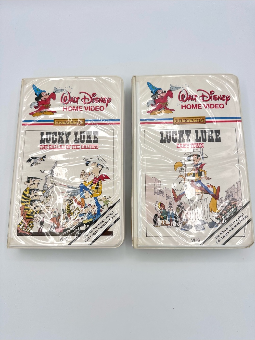 2 - Lucky Luke VHS Clamshell Walt Disney Home Video